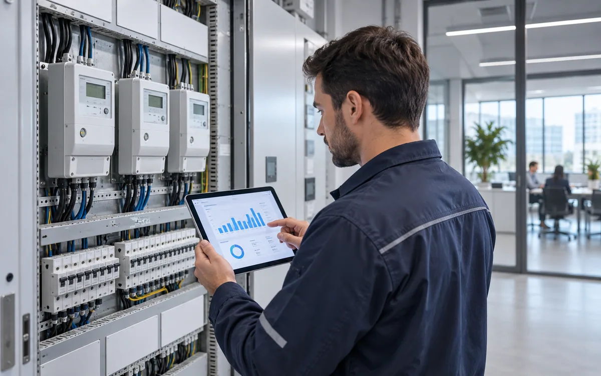 Monitoreo de consumo de energía en un edificio